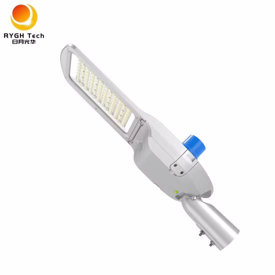 Outdoor Public Road Lighting LED Luces IP66 Photocell Shoebox Lamp Aluminum Pole Housing 170lm/W Integrated 50W 100W 150W 200W LED Street Light